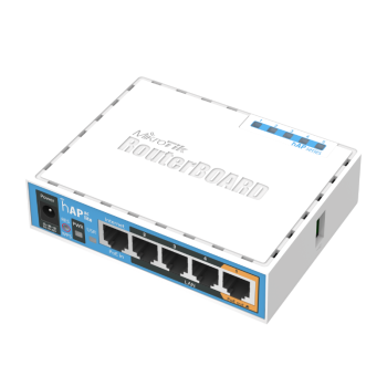 MikroTik hAP ac lite Wireless router 5 Ethernet csatlakozóval, 2,4GHz-es és 5GHz-es Wi-Fi kapcsolattal