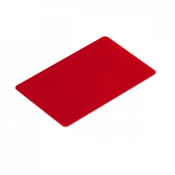 RFID kártya EM4100 chippel, vékony - 125kHz - piros