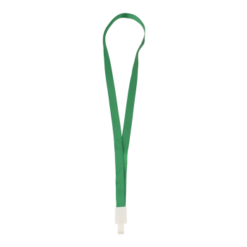 Pass-tartó nyakbaakasztó szalag - 16 mm széles - zöld