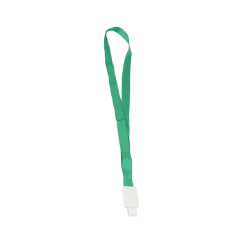 Kártya-/pass-tartó nyakbaakasztó szalag - 21 mm széles - zöld