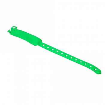 Leértékelt: Egyszer használatos RFID karkötő EM4100 (125kHz) chippel - zöld