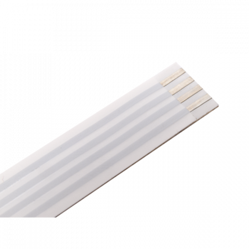 Négy eres fehér öntapadó vezeték - 6 mm - folyóméterben-átlátszó